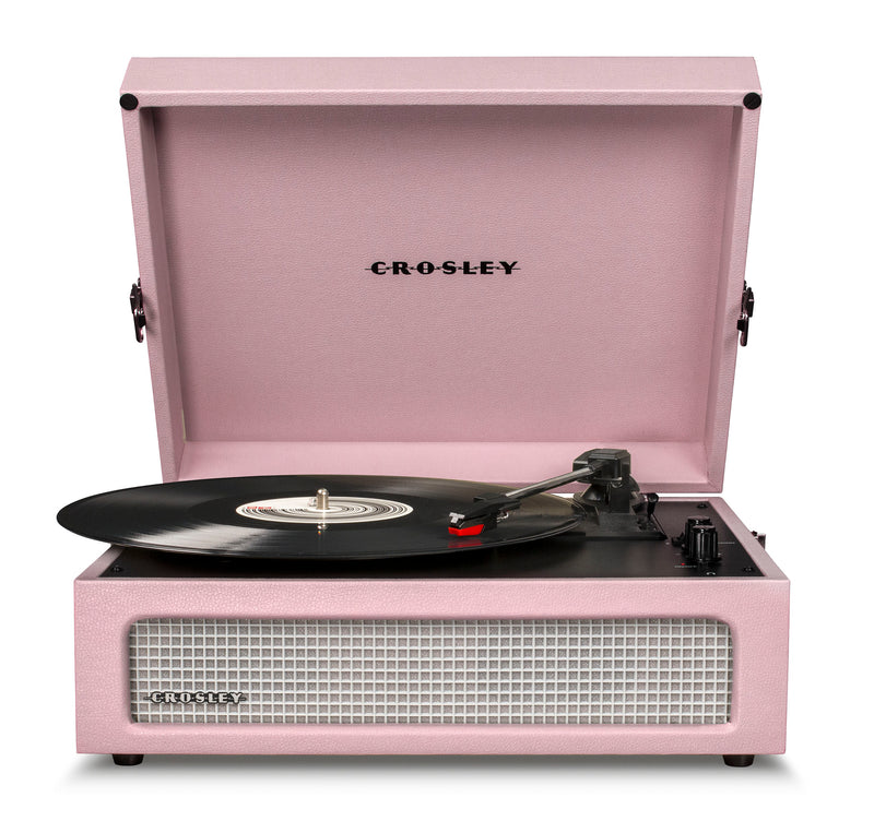 CROSLEY Crosley Voyager Amethyst - Bluetooth Portable Turntable  & Record Storage Crate