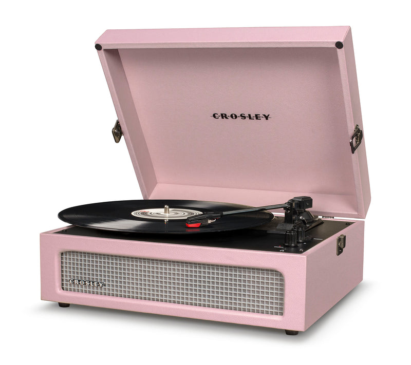 CROSLEY Crosley Voyager Amethyst - Bluetooth Portable Turntable  & Record Storage Crate