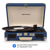 CROSLEY Crosley Cruiser Blue - Bluetooth Portable Turntable