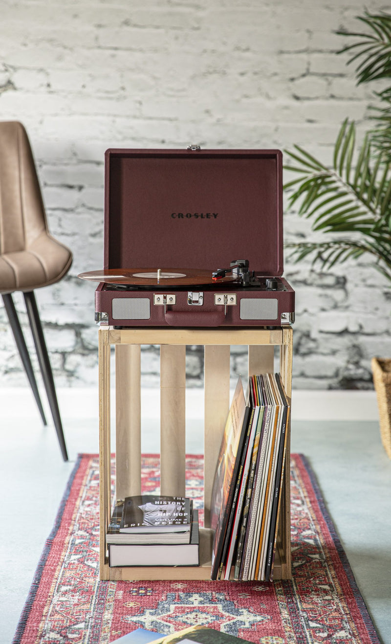 CROSLEY Crosley Cruiser Burgundy - Bluetooth Portable Turntable