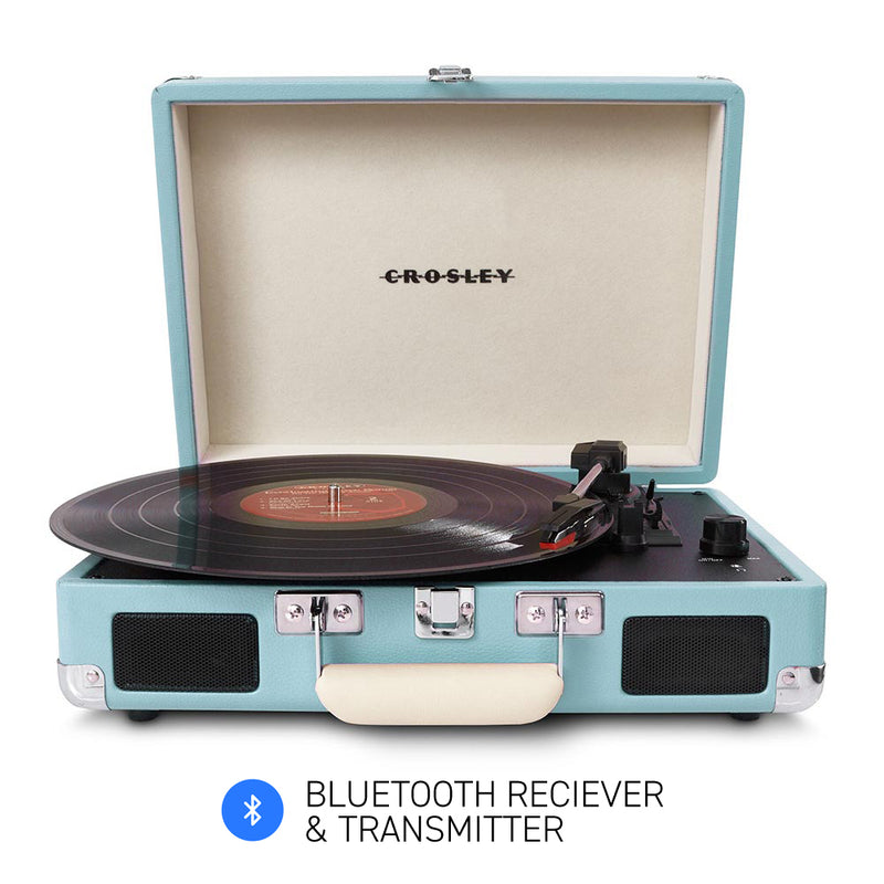 CROSLEY Crosley Cruiser Turquoise - Bluetooth Portable Turntable