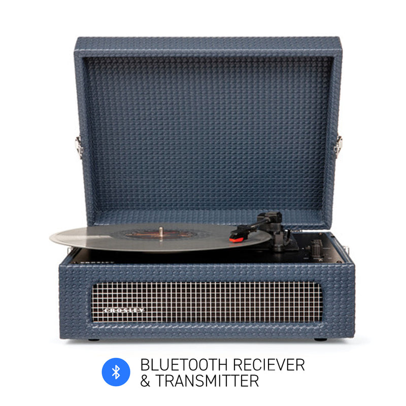 CROSLEY Crosley Voyager Navy - Bluetooth Portable Turntable