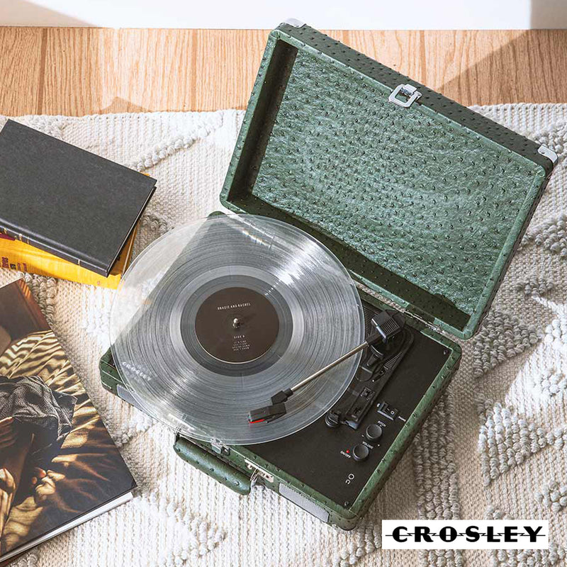 Crosley Cruiser Plus Bluetooth Turntable 3 Speed Ostrich Green