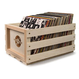 Crosley Mercury Turntable - Cream + Bundled Crosley Record Storage Crate