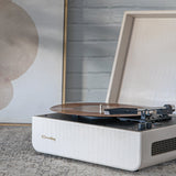 Crosley Mercury Turntable - Cream + Bundled Crosley Record Storage Crate