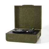 Crosley Mercury Turntable - Green + Bundled Crosley Record Storage Crate