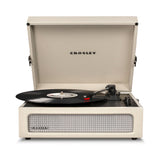 Crosley Voyager Bluetooth Portable Turntable - Dune + Bundled Crosley Record Storage Display Stand