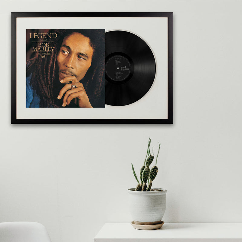 Framed Bob Marley - Legend - Vinyl Album Art