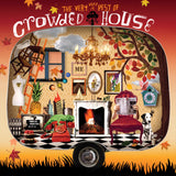 Crosley Record Storage Crate & Crowded House The Very Very Best Of Crowed House - Double Vinyl Album Bundle